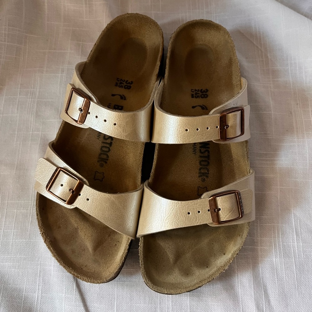Birkenstock Sydney Sandals Graceful Taupe Size 7 Narrow